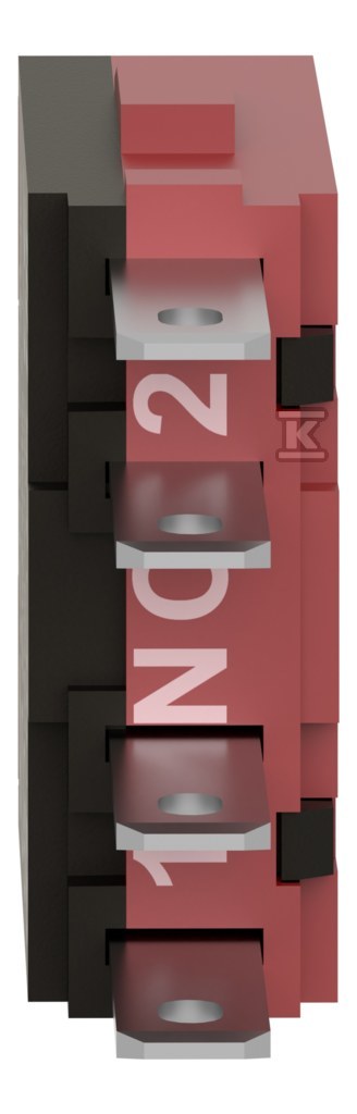 Element stykowy NC Faston stop srebra - ZB6E2B